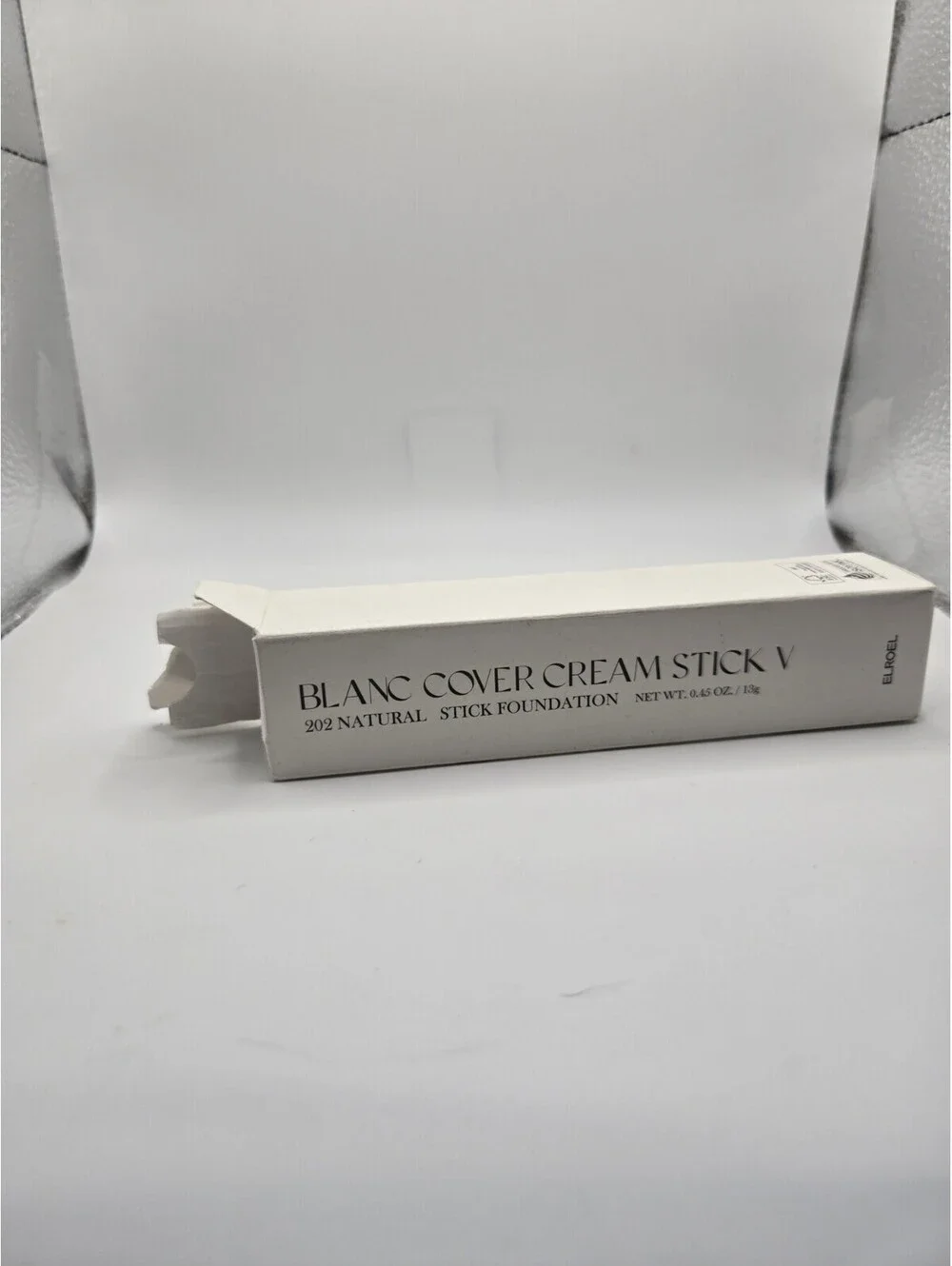 Elroel Blanc Cover Cream Stick V 202 Natural Foundation K-Beauty